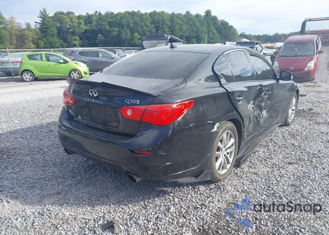 2017 Infiniti Q50 3.0T Sport из США, поврежденный, VIN JN1EV7AR1HM830376